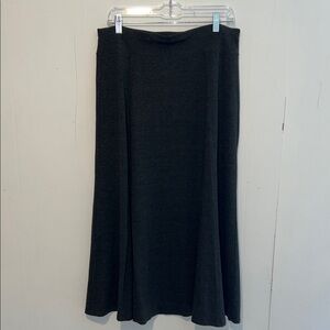 J. Jill Dark Gray A-Line Skirt Stretch Dark Gray Flare I32